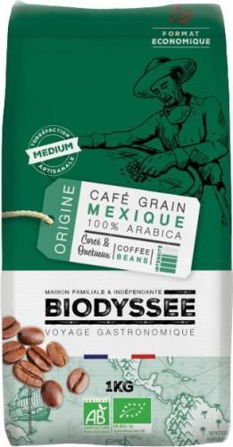 Kawa ziarnista Biodyssee Kawa 100% Arabica Meksyk ziarnista 1kg EKO Biodyssee 1
