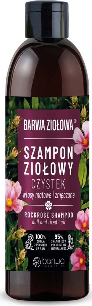 Barwa BARWA_Ziołowa szampon ziołowy do włosów matowych i zmęczonych Czystek 250ml 1