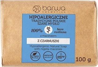 Barwa BARWA_Hipoalergiczne tradycyjne polskie szare mydło z czarnuszki 100g 1