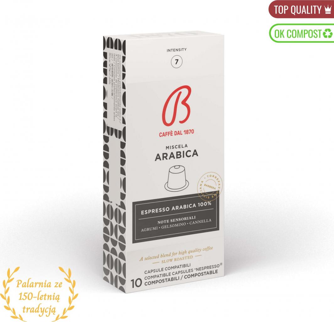 B Caffe dal 1870 Kapsułki do Nespresso* 10 szt. ARABICA - B Caffe dal 1870 1