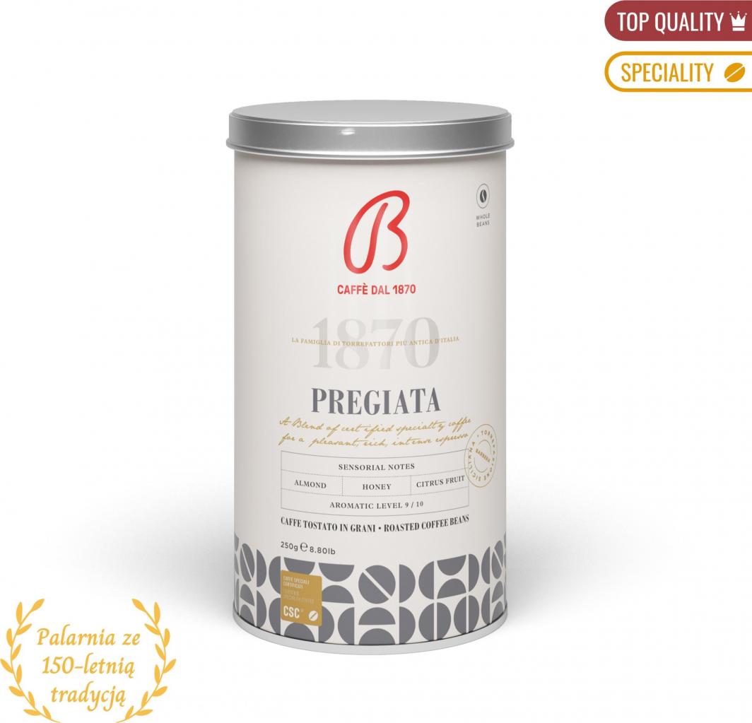 Kawa ziarnista B Caffe dal 1870 Kawa ziarnista 0,25 kg PREGIATA - drogocenna - B Caffe dal 1870 1