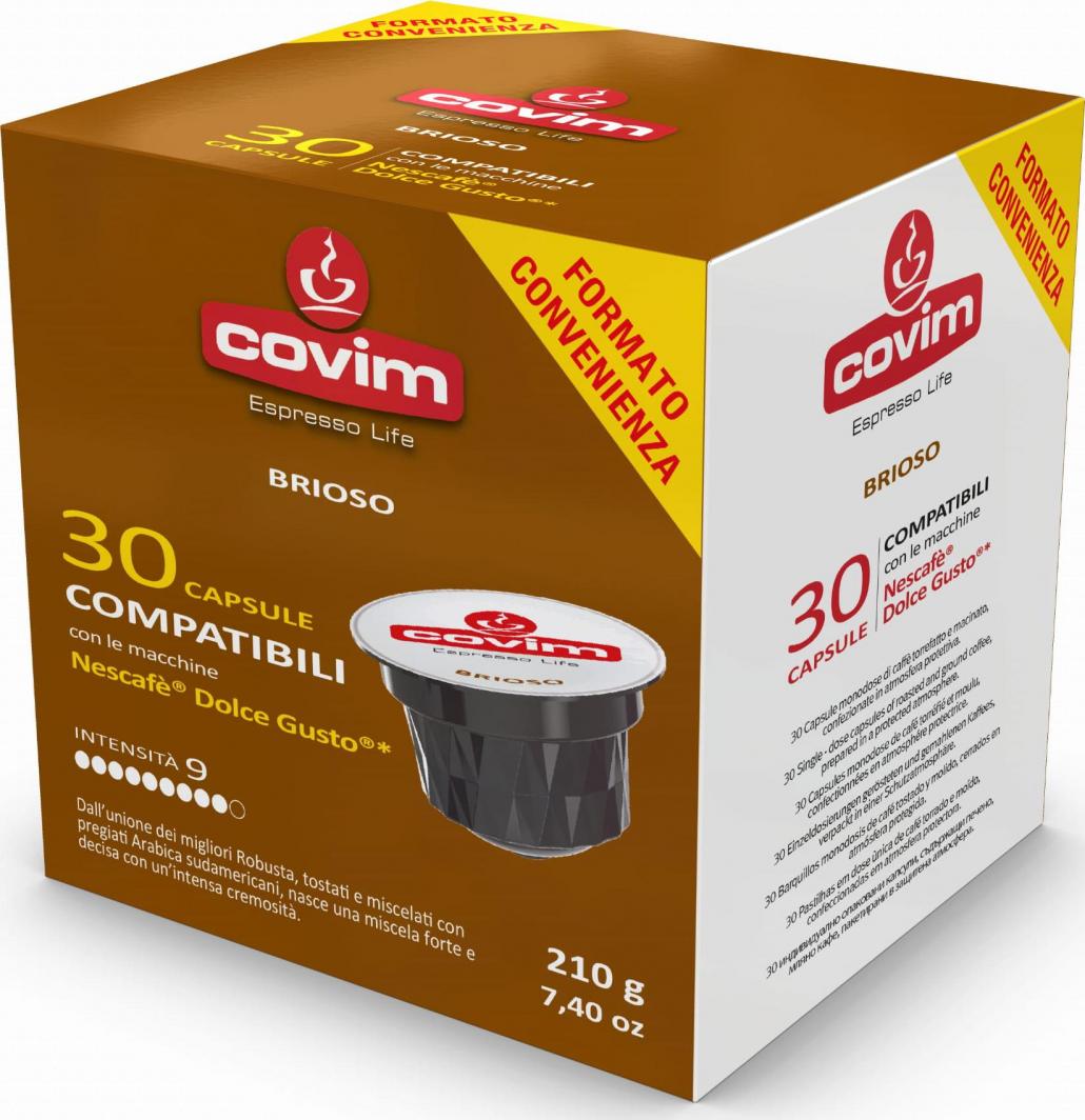 Covim Kapsułki do Dolce Gusto* 30 szt. BRIOSO - porywająca - Covim 1