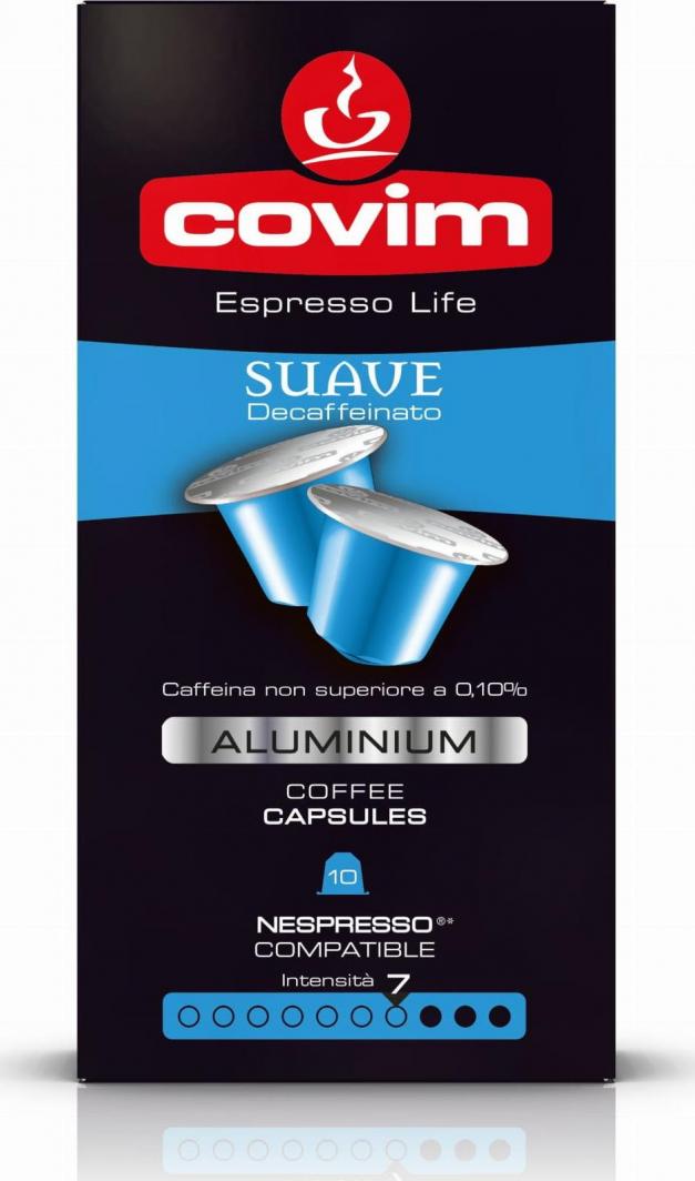 Covim Kapsułki do Nespresso* 10 szt. SUAVE DECAFFEINATO - bezkofeinowa - Covim 1