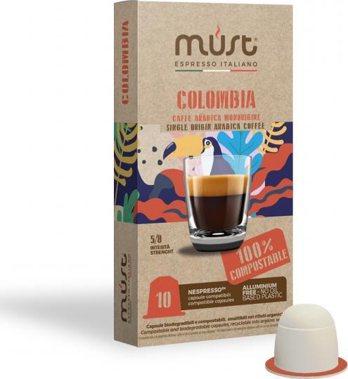 MUST Kapsułki do Nespresso* 10 szt. COLOMBIA - Must Espresso 1