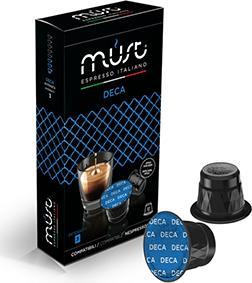 MUST Kapsułki do Nespresso* 10 szt. DECA - bezkofeinowa - Must Espresso 1
