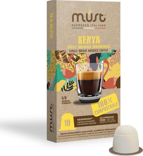 MUST Kapsułki do Nespresso* 10 szt. KENYA - Must Espresso 1