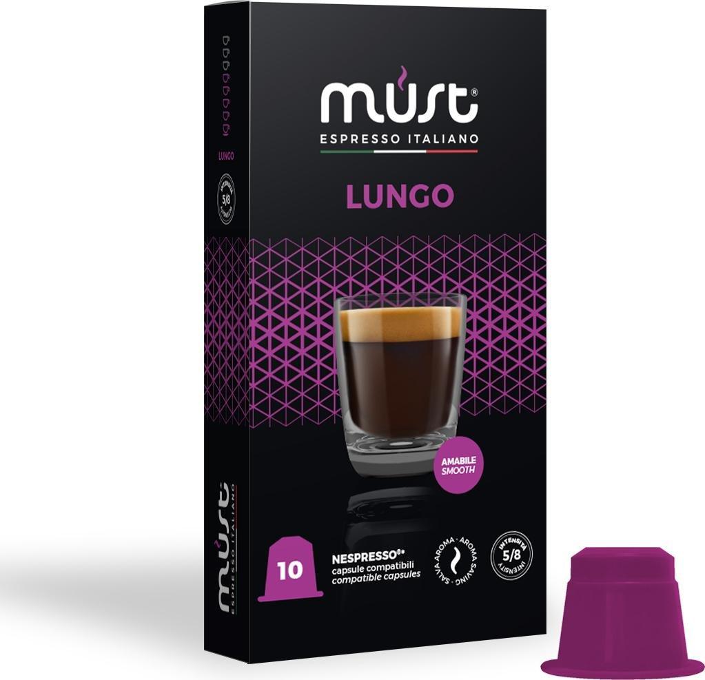 MUST Kapsułki do Nespresso* 10 szt. LUNGO - długa - Must Espresso 1