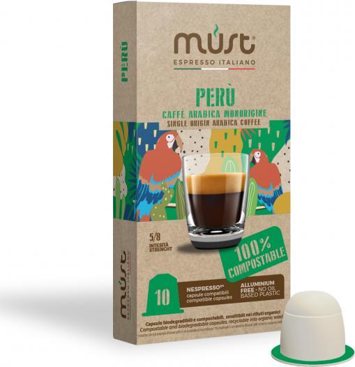 MUST Kapsułki do Nespresso* 10 szt. PERU - Must Espresso 1