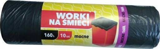 Horeca Worki Na Śmieci Mocne 160l Horeca 10szt Grafit.. 1
