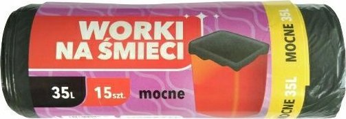 Horeca Worki Na Śmieci Mocne 35l Horeca 15szt Granit.. 1