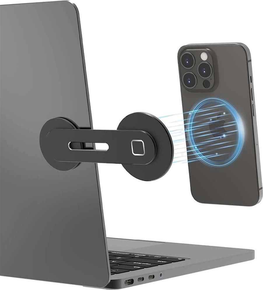 Alogy Alogy Magnetyczny uchwyt na telefon do Magsafe do Apple iPhone 12/ 13 Czarny uniwersalny 1