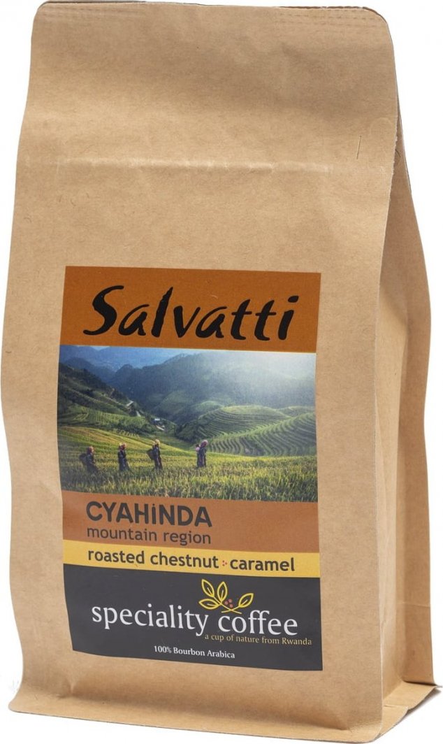 Kawa mielona Salvatti KAWA SPECIALITY SALVATTI MIELONA 250 G CYAHINDA 1