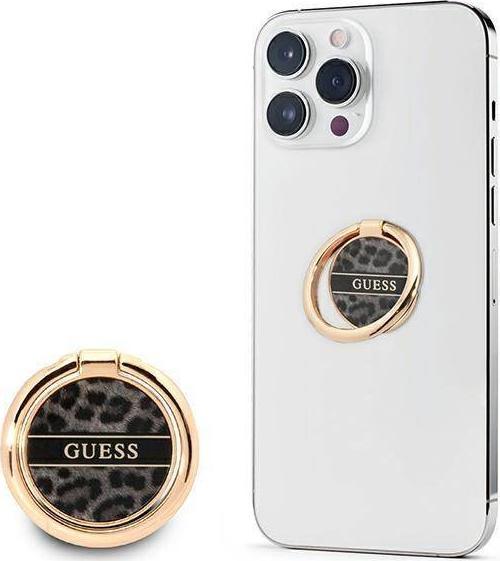 Guess Guess Ring stand GURSHCLEOK czarny/black Leopard 1