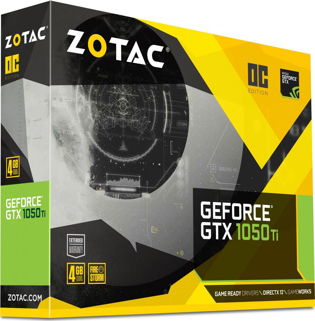 RL-125ZOTAC GEFORCE GTX1050 TI 4GB 1点 ZOTAC GeForce® GTX 1050 Ti Mini | ZOTAC