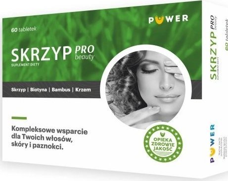 PUWER POLSKA SP. Z O.O. Skrzyp Pro beauty, 60 tabletek - Długi termin ważności! 1