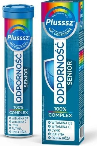 Polski Lek Plusssz Odporność Senior 100% Complex, 20 tabletek musujących - Długi termin ważności! 1