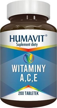 Humavit V drożdze piwne z witaminami ACE 200 tabletek - Długi termin ważności! 1