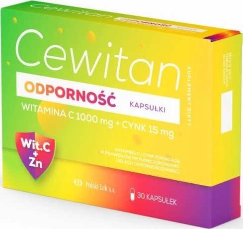 Polski Lek Cewitan Odporność, 30 kapsułek - Długi termin ważności! 1