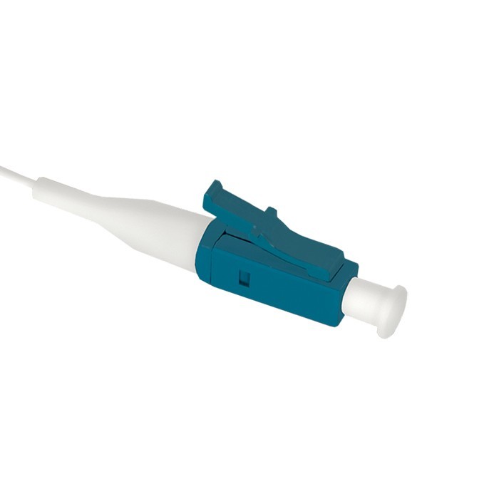 Qoltec Pigtail LC/UPC, SM, 9/125, G652D, 2m, Biały (54097) 1