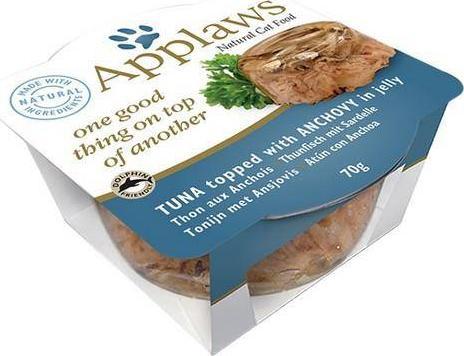 Applaws Applaws Tacka z galaretką dla kota - tuńczyk, anchois 70g 1