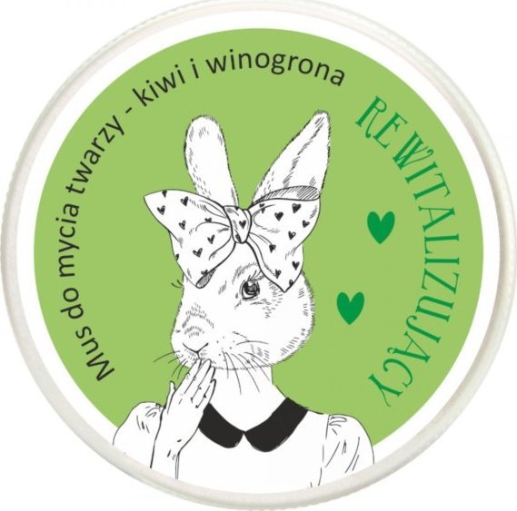 LaQ Rewitalizujący mus do mycia twarzy - kiwi i winogrona 100ml 1