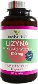 MEDVERITA Medverita Lizyna w postaci wolnej 500 mg 100 k 1