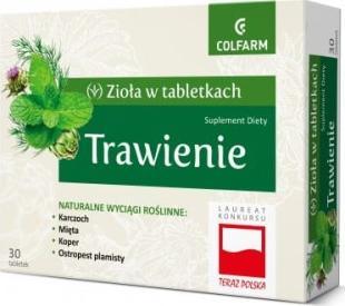 Colfarm Colfarm Trawienie 30 tabletek karczoch mięta koper 1