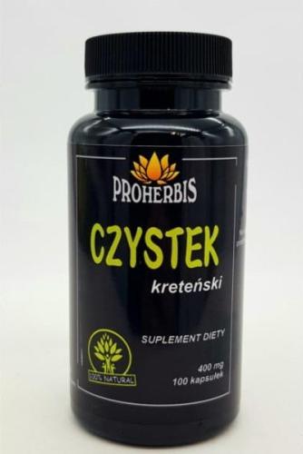 PROHERBIS Proherbis Czystek Kreteński 400 mg 100 K 1