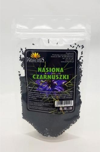 PROHERBIS Proherbis Nasiona Czarnuszki 50 g Odporność 1