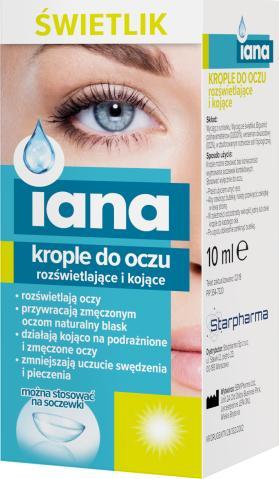 STARPHARMA IANA Krople do oczu ŚWIETLIK rozświetlające i kojące 10ml STARPHARMA 1