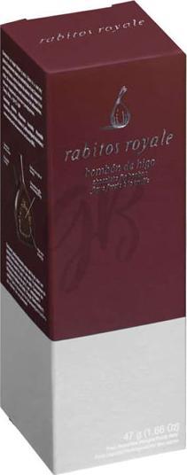 Rabitos Royales La Higuera Hiszpańskie Figi Nadziewane Praliną z Brandy w Czekoladzie "Bombon de Higo Relleno de Trufa de Chocolate al Brandy" Rabitos Royales La Higuera 47g 1