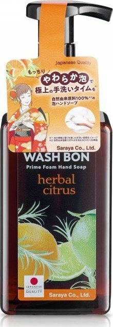 Wash Bon WASH BON_Prime Foam Hand Soap oczyszczająco-odświeżająca pianka do mycia dłoni Herbal Citrus 450ml 1