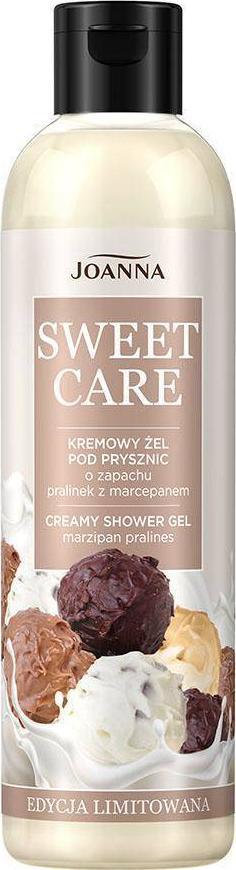 Joanna JOANNA_Sweet Care kremowy żel pod prysznic Pralinka z Marcepanem 240ml 1