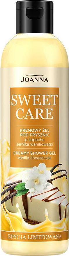 Joanna JOANNA_Sweet Care kremowy żel pod prysznic Serek Waniliowy 240ml 1