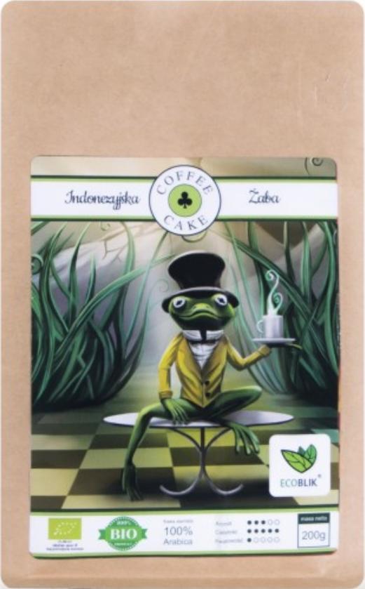 Kawa ziarnista Ecoblik Kawa Ziarnista Indonezyjska Żaba BIO 1kg ALINESS ECOBLIK 1