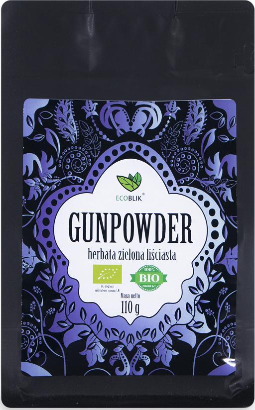 Ecoblik Gunpowder Herbata Zielona BIO 110g ALINESS ECOBLIK 1