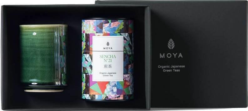 Moya Matcha Zestaw herbata liściasta i kubek Kasai Sencha 60 g MOYA 1
