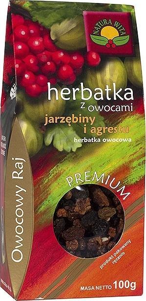 Natura Wita Herbata z owocami jarzębiny i agrestu 100g NATURA WITA 1