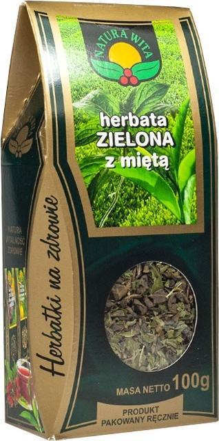 Natura Wita Herbata zielona z miętą 100g NATURA WITA 1