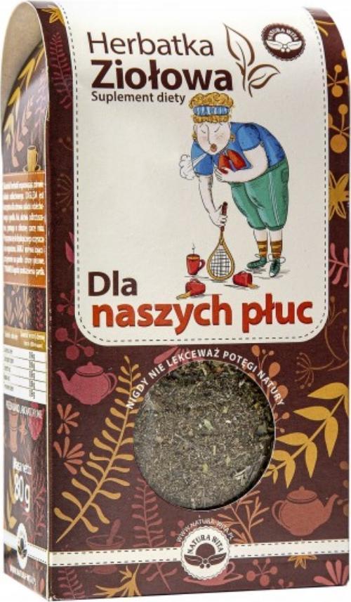 Natura Wita Herbatka ziołowa dla naszych płuc 80g NATURA WITA 1
