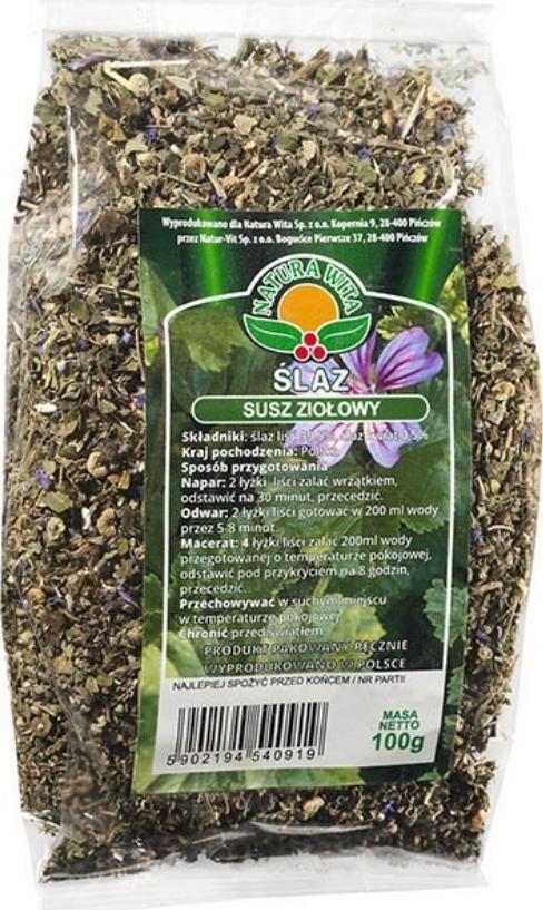 Natura Wita Ślaz 100g NATURA WITA 1