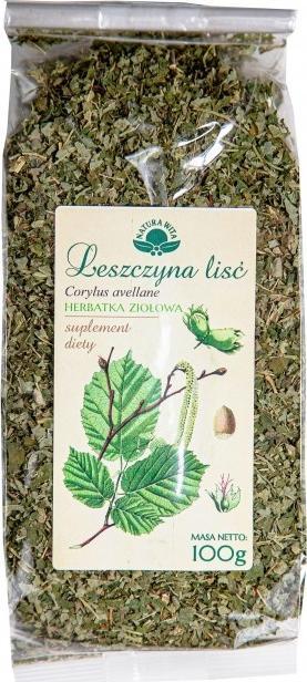 Natura Wita Leszczyna liść 100g NATURA WITA 1