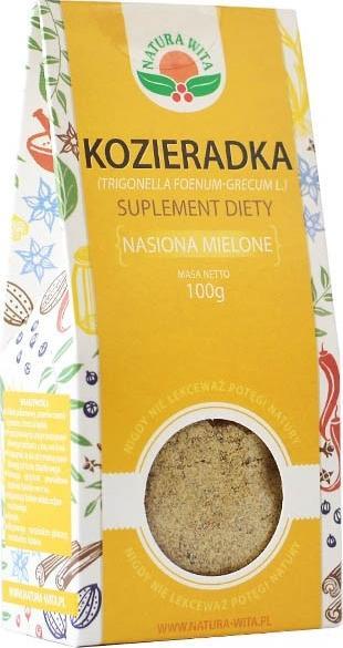 Natura Wita Kozieradka nasiona mielone 100g NATURA WITA 1