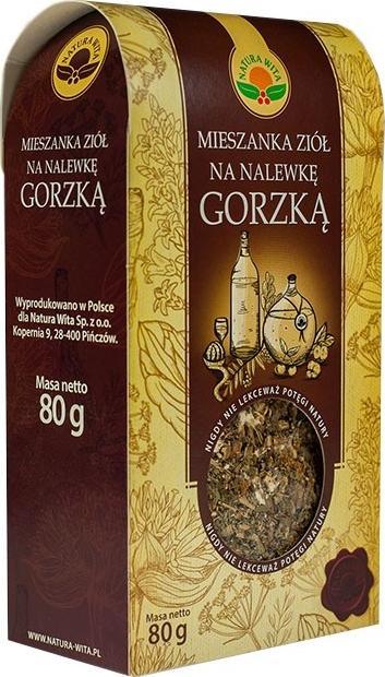 Natura Wita Mieszanka ziół na nalewkę gorzką 80g NATURA WITA 1