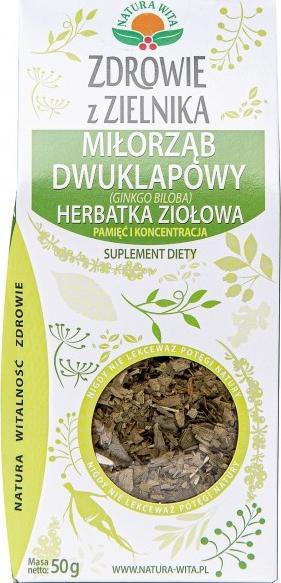 Natura Wita Miłorząb dwuklapowy 50g NATURA WITA 1