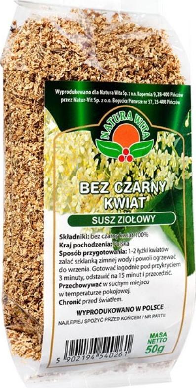 Natura Wita Bez czarny kwiat 50g NATURA WITA 1