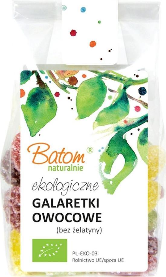 BATOM Galaretki owocowe bez żelatyny BIO 125g BATOM 1