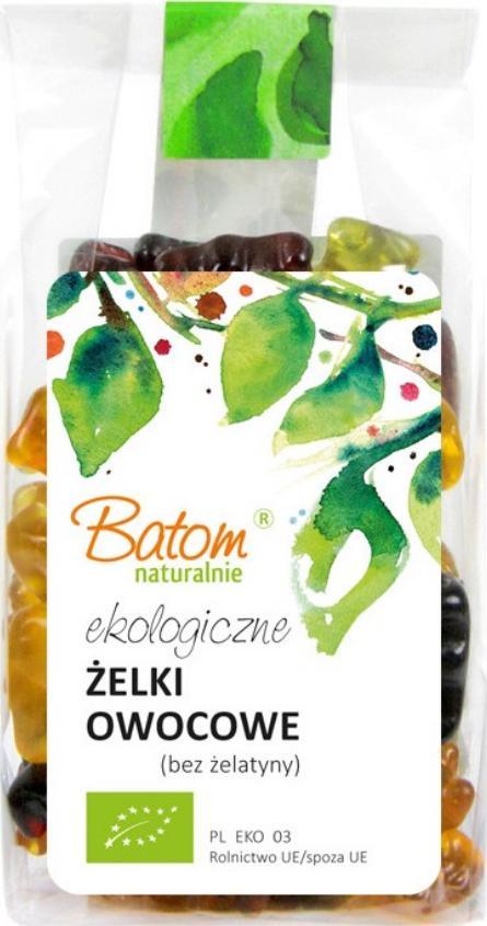 BATOM Żelki bez żelatyny BIO 125g BATOM 1