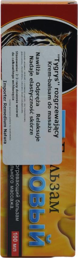 Remedium Natura Tygrys maść rozgrzewająca 100ml REMEDIUM 1