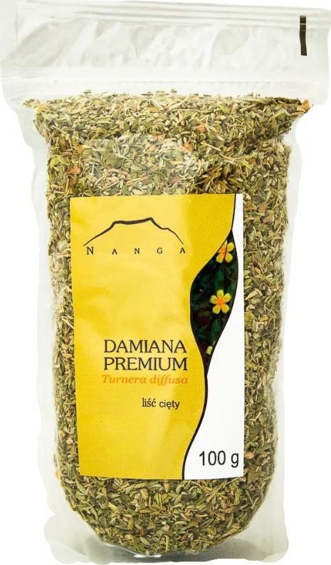 Nanga Damiana liść premium cięty 100g NANGA 1